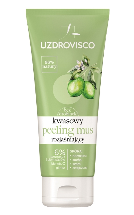 Kwasowy peeling-mus rozjaśniający