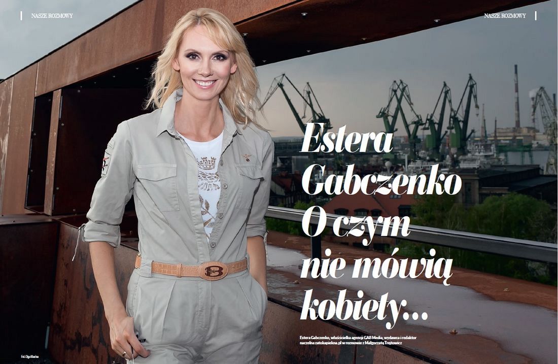 Estera Gabczenko na okładce Magazynu Pomorskiego!  