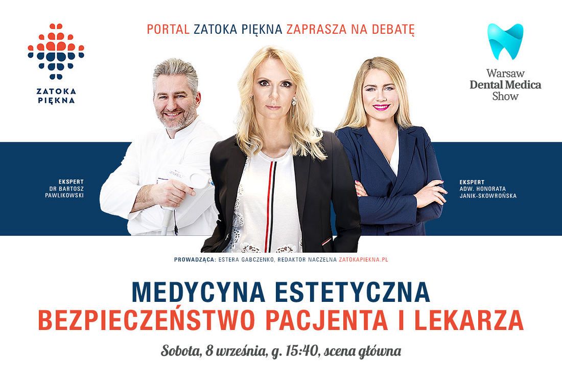 Debata Zatoki Piękna "Medycyna estetyczna – bezpieczeństwo pacjenta i lekarza" 