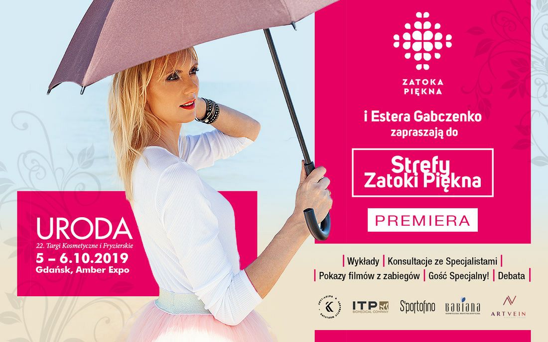 Strefa Zatoka Piękna na Targach Uroda 2019 w AmberExpo w Gdańsku! Strefa Zatoka Piękna