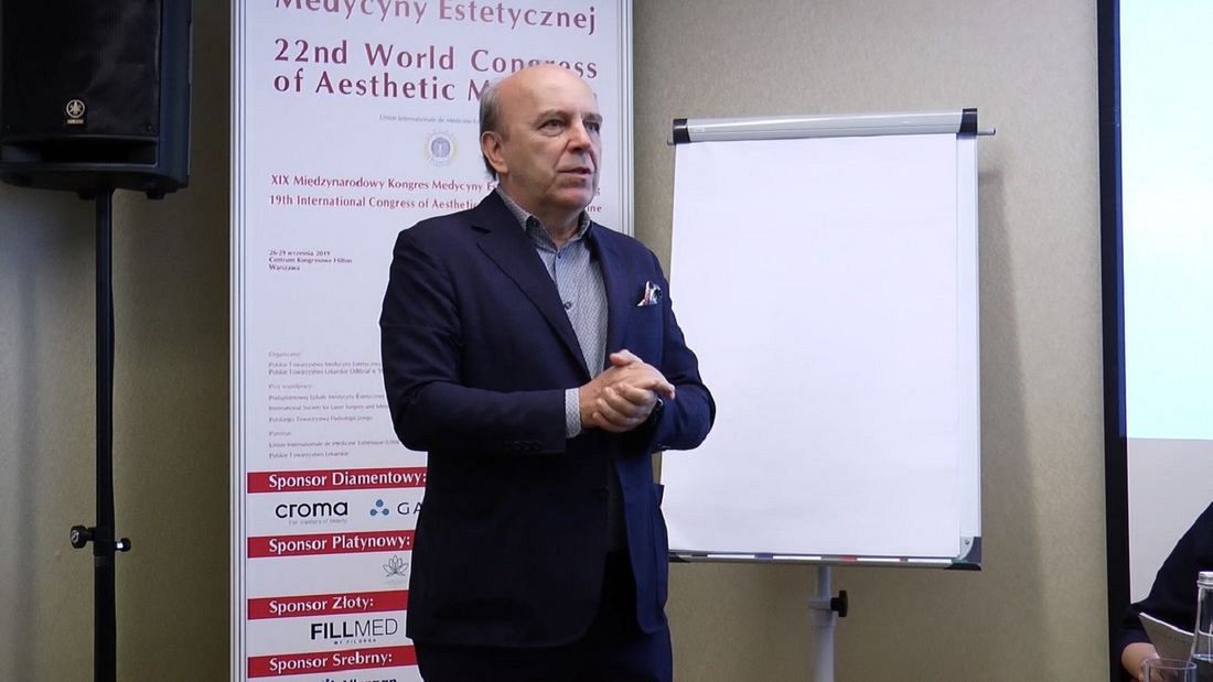 XXII Światowy Kongres Medycyny Estetycznej w Warszawie - konferencja prasowa Dr Andrzej Ignaciuk