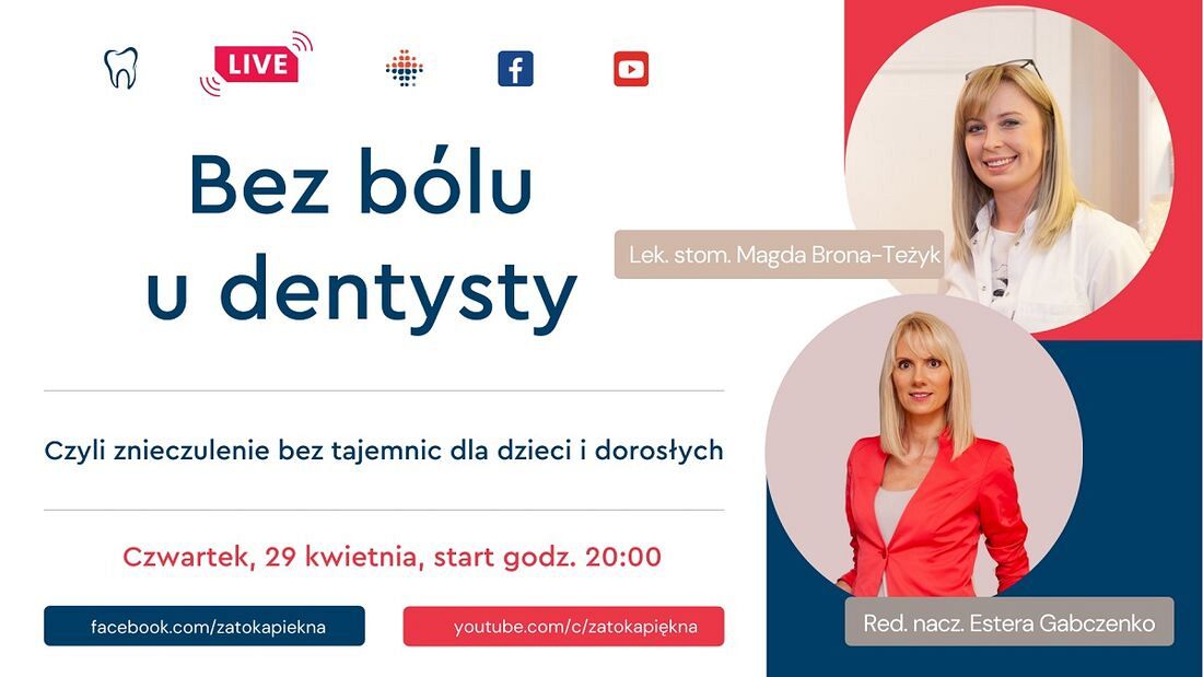 Bez bólu u dentysty, czyli znieczulenie bez tajemnic u dzieci i dorosłych 