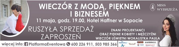 Wieczór z pięknem, modą i biznesem z udziałem finalistek Miss Wybrzeża 