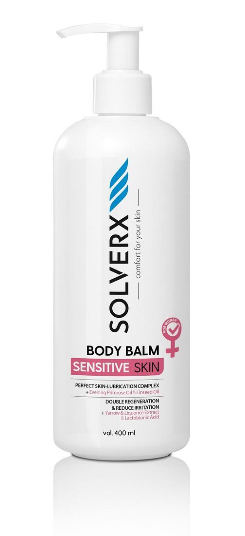  SOLVERX Sensitive Skin Woman Body Balm. Balsam do ciała dla kobiet do skóry wrażliwej Sensitive Skin Woman Body Balm