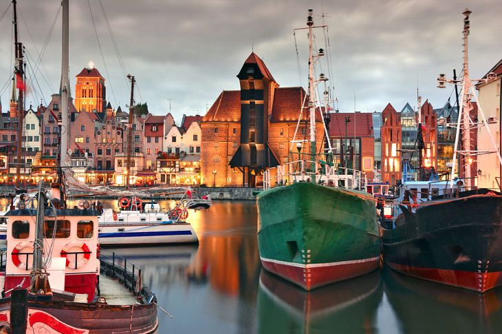 Gdańsk - Długie Pobrzeże gdańsk żuraw
