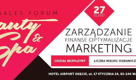 Beauty&Spa Sales Forum 27 stycznia 2017