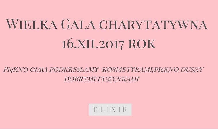 Wielka Gala Charytatywna - klinika Elixir dla Gdyńskiego Hospicjum