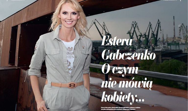 Estera Gabczenko na okładce Magazynu Pomorskiego! 