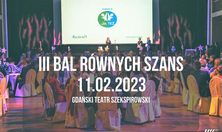 III BAL RÓWNYCH SZANS już 11 lutego w Teatrze Szekspirowskim w Gdańsku!