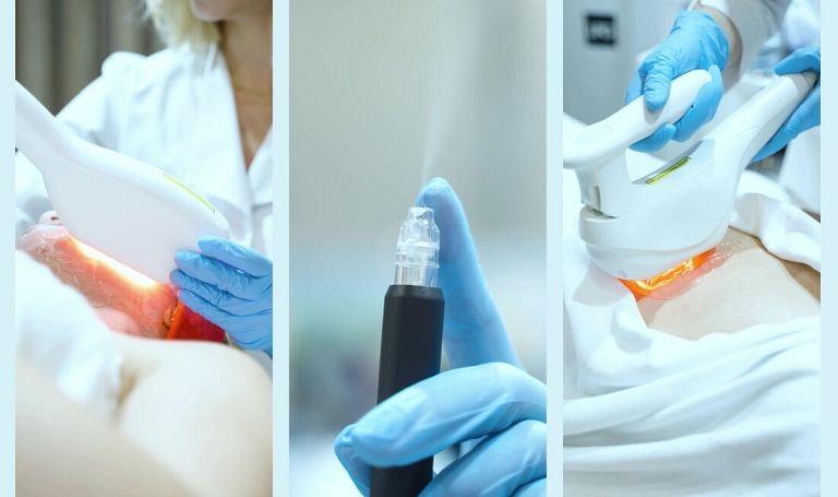 Zabieg z użyciem technologii podczerwieni dla osób z wiotkością skóry, w tym po terapii GLP-1