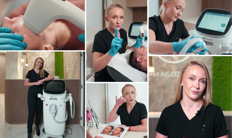 Hollywood Lifting Sofwave w klinice dr Magdzińska w Łodzi