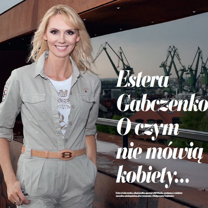 Estera Gabczenko na okładce Magazynu Pomorskiego! 