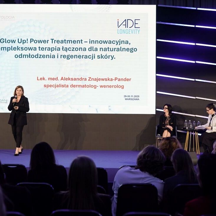 Eksperci Bogdani Dermatologia o nowej terapii łączonej i terapii rumienia na iADE Longevity