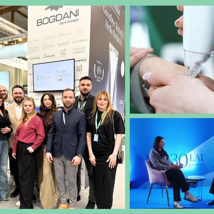Laser tulowy od Bogdani Dermatologia w terapii Skin Longevity na 50. Kongresie i Targach LNE